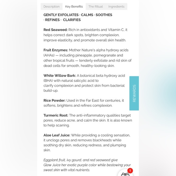 EARTH HARBOUR GLOW JUICE REFINING ENZYME MASK- Brand New in the box! - Picture 12 of 15